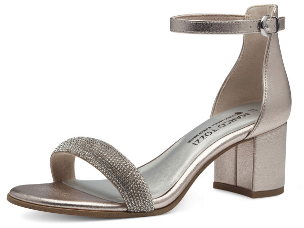 Marco Tozzi Damen By Gmk Sandale platinum metallic