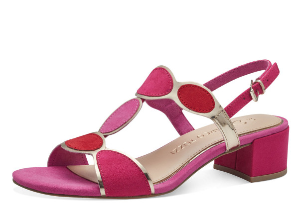 Marco Tozzi Damen Sandale pink combi