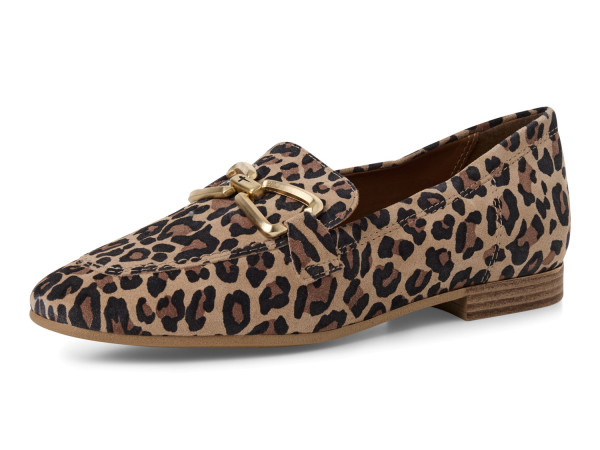 Tamaris Damen Loafer leopard