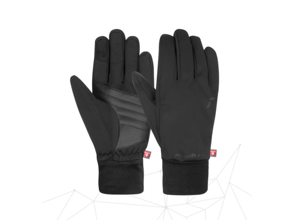 Reusch Herren Fingerhandschuh WALK Touch-Tec black