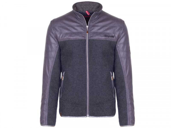 Almgwand Herrn Hybridjacke Pommersberg grau/Windstopper