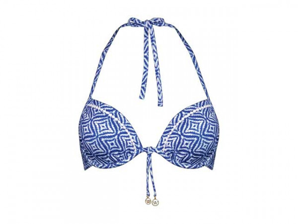 Watercult Damen Bikini Top indigo B-Cup Serie Indigo Escape