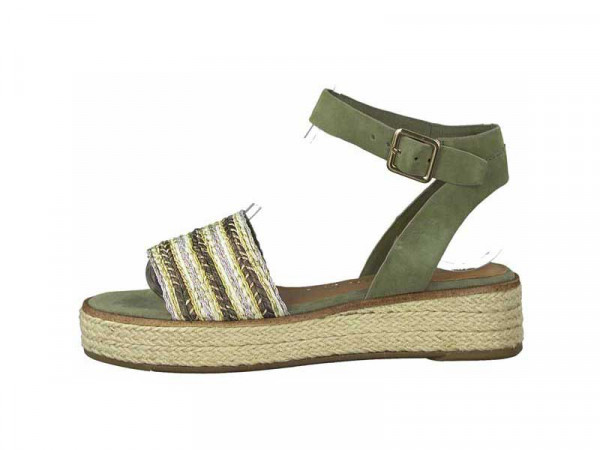 Tamaris Damen Sandalette Pistacchio