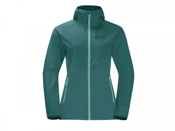 Jack Wolfskin Damen Softshell Jacke Go Hike petrol