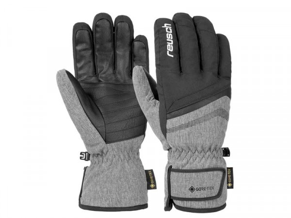 Reusch Herren Fingerhandschuh Frank grau/Gore-Tex