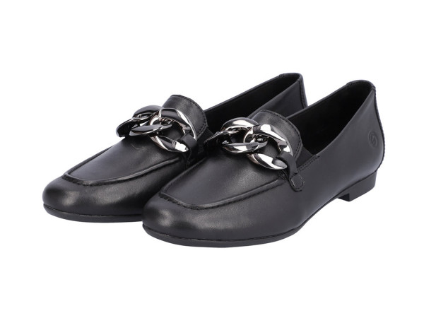 Remonte Damen Loafers schwarz