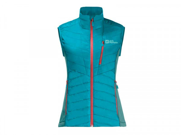 Jack Wolfskin Damen Primaloft Weste Routeburn Pro hellblau