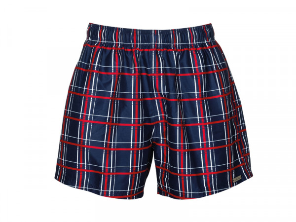 Wavebreaker Badeshort blau/karo