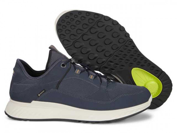 Ecco Herren Sneaker Exostride blau/Gore-Tex