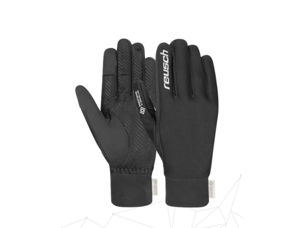 Reusch Herren Fingerhandschuh KARAYEL black/Windstopper