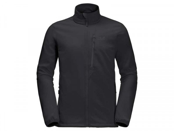 Jack Wolfskin Herren Softshell jacke Whirlwind schwarz