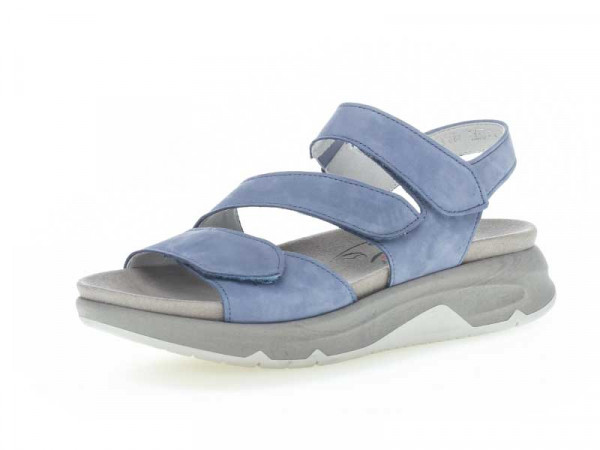 Gabor Damen Sandale hellblau/Rolling Soft