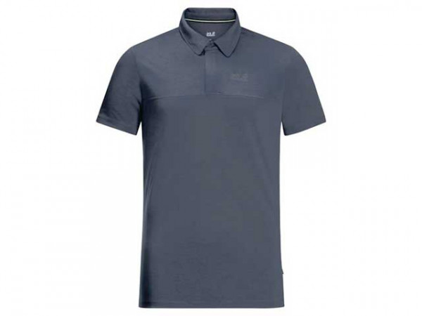 Jack Wolfskin Herren Polo Shirt blau