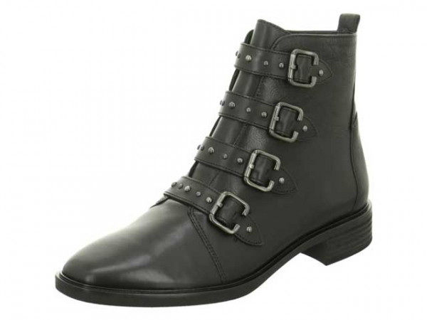 Paul Green Damen Biker Boots schwarz