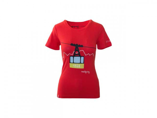 Almgwand Damen T-Shirt Rauthalm rot