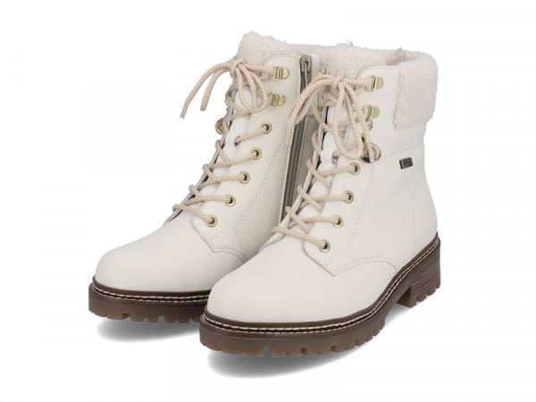 Remonte Damen Schnürstiefelette/gefüttert dirtywhite TEX