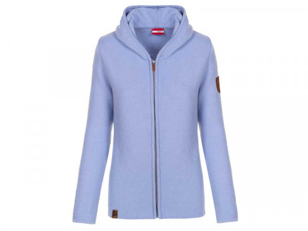 Almgwand Damen Strickjacke Laderingeralm hellblau