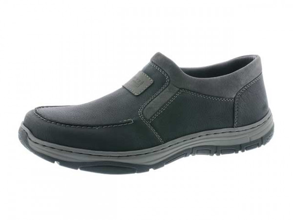 Rieker Herren Slipper Black