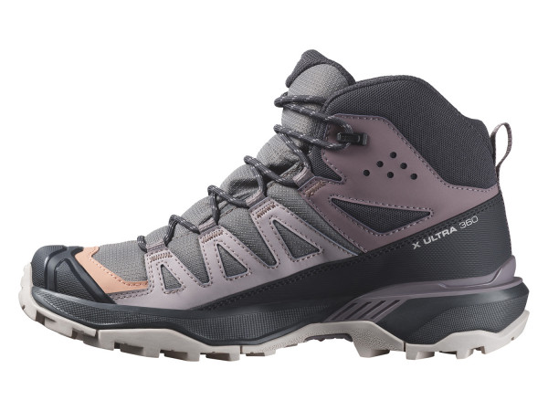 Salomon Damen Hikingschuhe X Ultra 360 Mid GTX plum/kitten