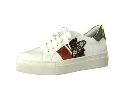 Marco Tozzi Damen Sneaker Low White