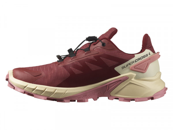 Salomon Damen Traillaufschuh Supercross 4 bordo/Gore-Tex