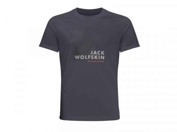 Jack Wolfskin Herren Outdoor Shirt Hiking grau