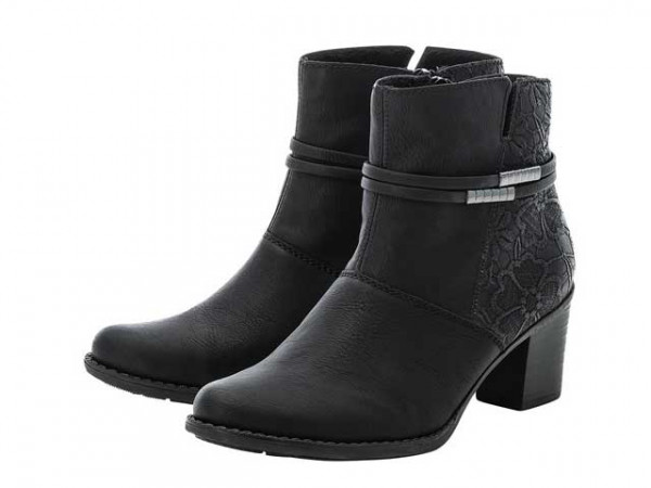 Rieker Damen Stiefelette Black