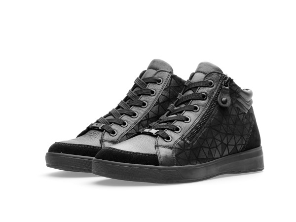 Ara Damen Sneaker High Top Rom schwarz