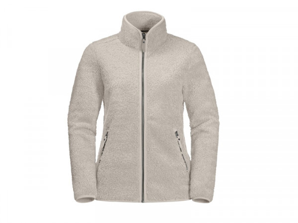 Jack Wolfskin Damen Fleece Jacke High Cloud weiss