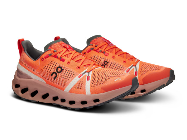 ON-Running Damen Laufschuh Cloudsurfer Trail flame/dustrose