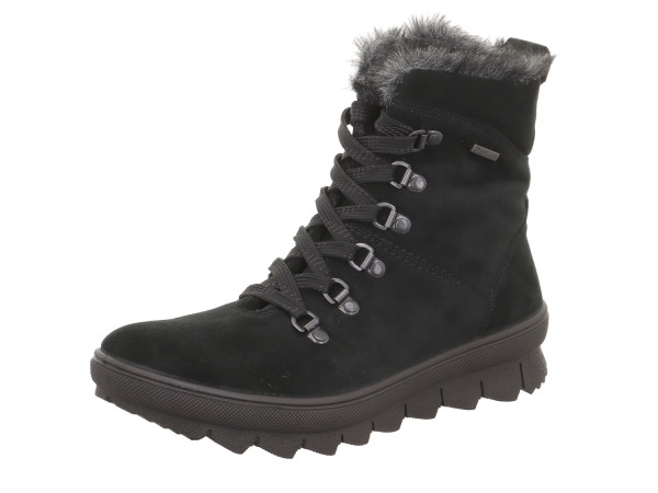 Legero Damen Schnürboots Novara schwarz/Gore-Tex