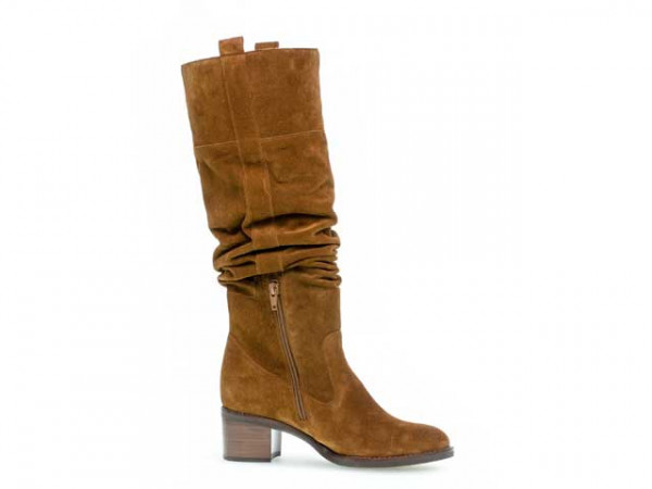 Gabor Damen Langschaft Stiefel cognac