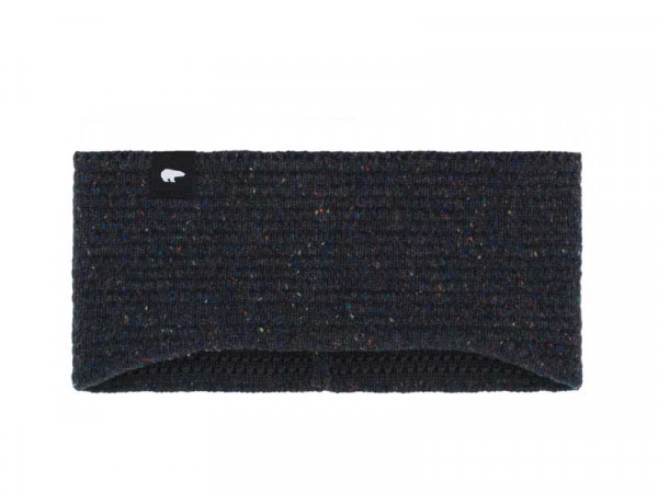 Eisbär Damen Stirnband Ira Active schwarz/rechts gestrickt