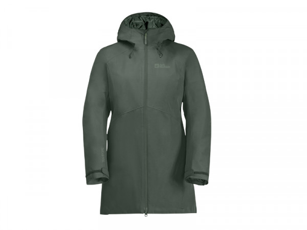 Jack Wolfskin Damen Mantel Heidelstein grün