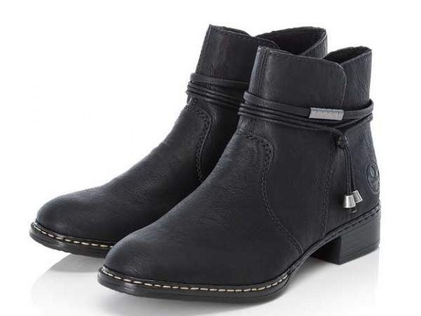 Rieker Damen Bootie Black