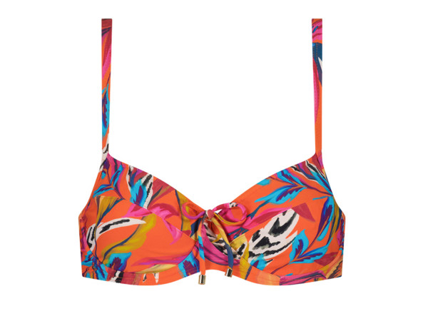 Cyell Damen Bikini Top Bora Bora orange D-Cup