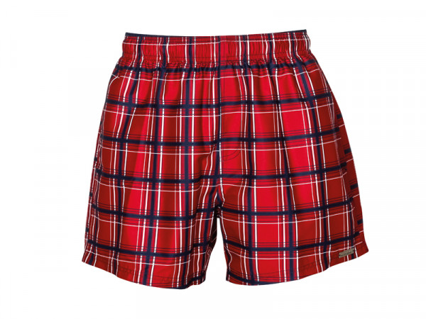 Wavebreaker Herren Badeshort rot/karo