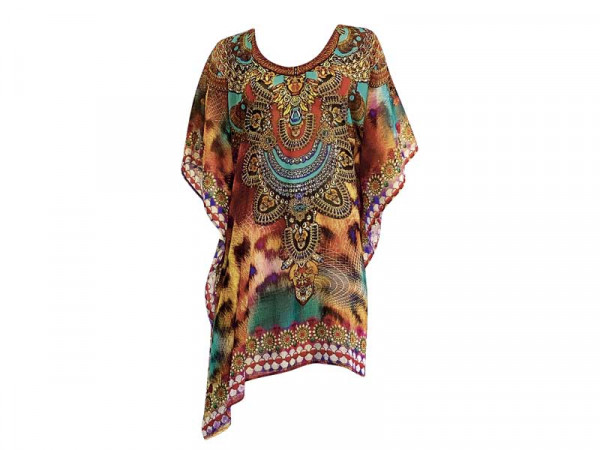 Sunflair Damen Poncho multicolor