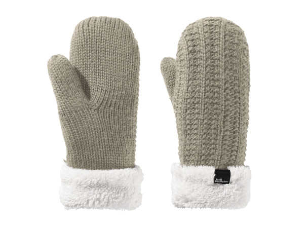 Jack Wolfskin Damen Fäustling Highloft Knit MItten W dusty grey