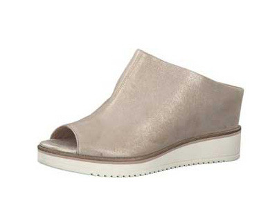 Tamaris Damen Pantolette Champagne